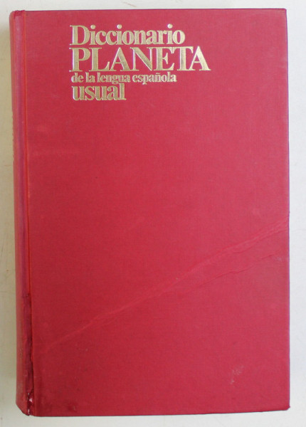 DICCIONARIO PLANETA DE LA LENGUA ESPANOLA USUAL , 1992
