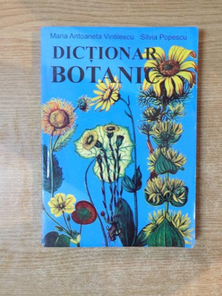 DICTIONAR BOTANIC de MARIA ANTOANETA VINTILESCU , SILVIA POPESCU , 1992