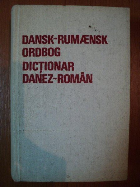 DICTIONAR DANEZ - ROMAN de POUL HOYBYE , 1984