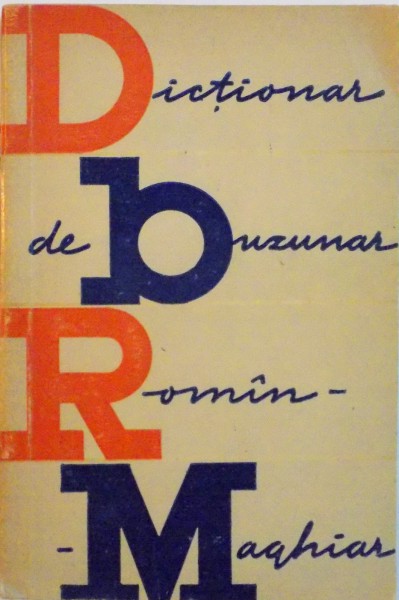 DICTIONAR DE BUZUNAR ROMAN - MAGHIAR de KELEMEN BELA, 1963