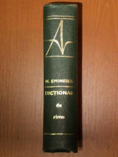 DICTIONAR DE RIME de M. EMINESCU