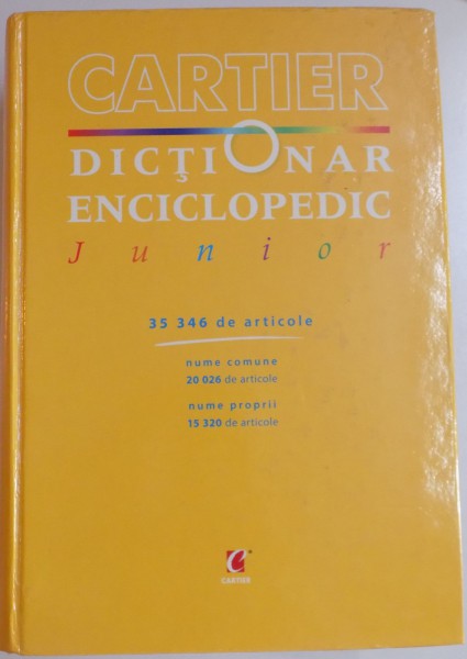DICTIONAR ENCICLOPEDIC JUNIOR de DOINA COBET...RODICA RADU , 2005