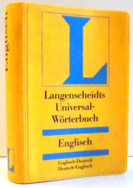 DICTIONAR ENGLEZ- GERMAN , 1992
