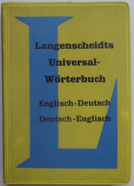DICTIONAR ENGLEZ - GERMAN , GERMAN - ENGLEZ , 1969