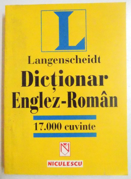 DICTIONAR ENGLEZ-ROMAN , 17.000 CUVINTE , 1997