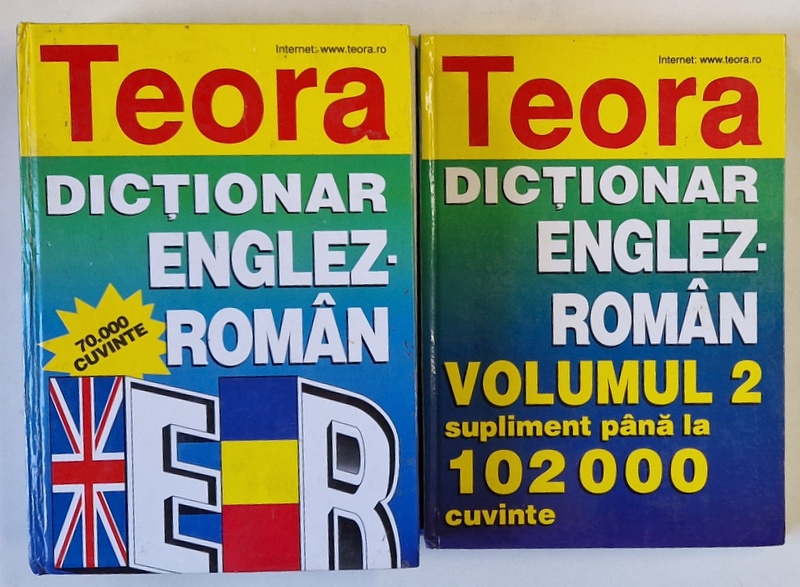 DICTIONAR ENGLEZ - ROMAN , VOLUMELE I - II de LEON LEVITCHI si ANDREI BANTAS ,  2003