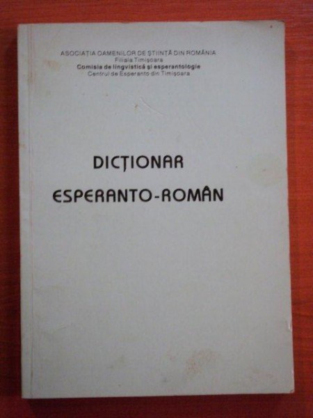 DICTIONAR ESPERANTO - ROMAN