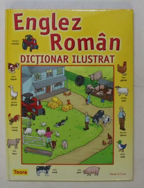 DICTIONAR ILUSTRAT ENGLEZ - ROMAN , ilustratii de ADAM PESCOTT , 2009