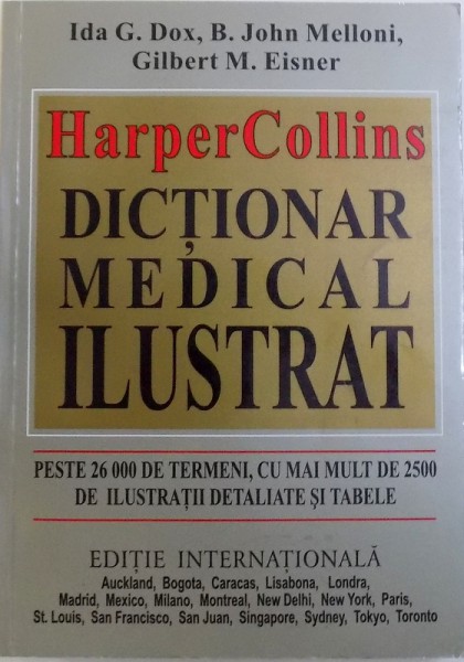 DICTIONAR MEDICAL ILUSTRAT de IDA G. DOX ... GILBERT M. EISNER