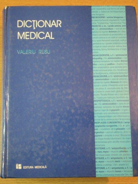 DICTIONAR MEDICAL-VALERIU RUSU  EDITIA A 2  2004