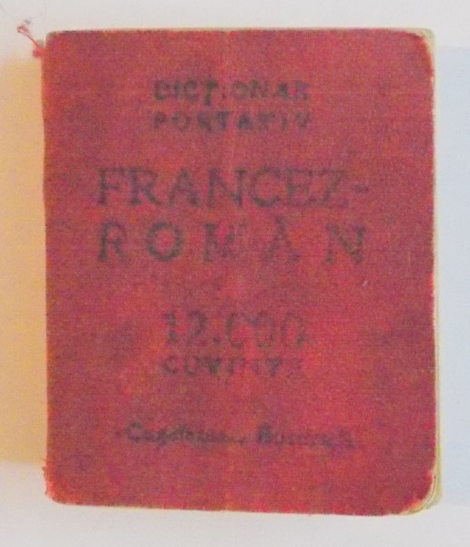 DICTIONAR PORTATIV FRANCEZ-ROMAN de S. PAVES