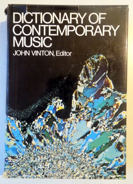 DICTIONARY OF CONTEMPORANY MUSIC by JOHN VINTON , 1971