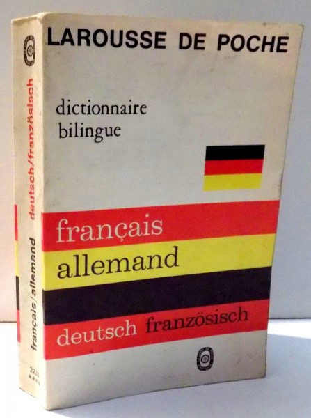 DICTIONNAIRE BILINGUE, FRANCAIS-ALLEMAND/DEUTSCH FRANZOSISCH par EMILE MERSIOL , 1968