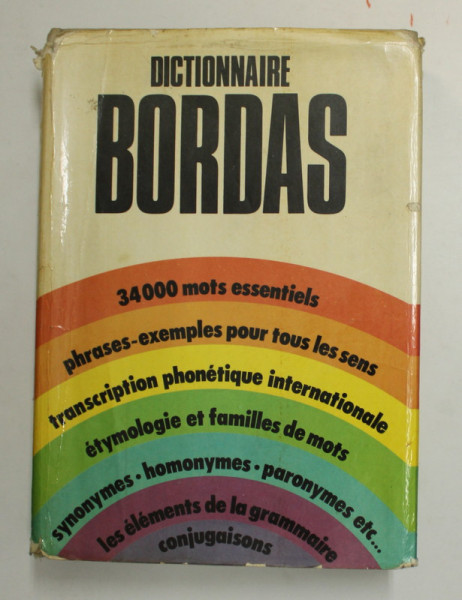 DICTIONNAIRE BORDAS  DU FRANCAIS VIVANT par MAURICE DAVAU ..MAURICE LALLEMAND  , 1972