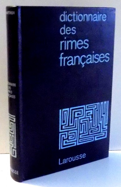 DICTIONNAIRE DES RIMES FRANCAISES par PH. MARTION , 1962