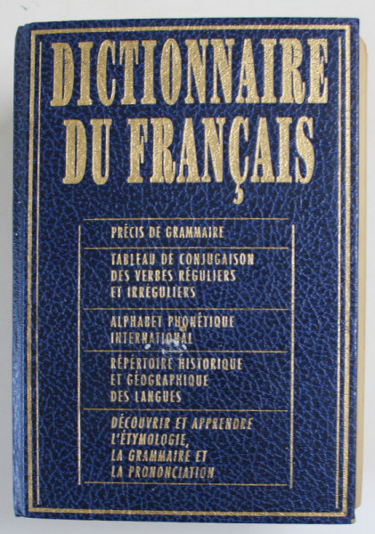DICTIONNAIRE DU FRANCAIS , 1995