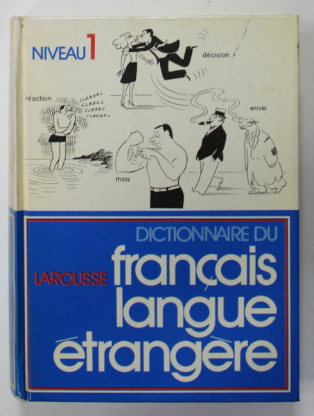 DICTIONNAIRE DU FRANCAIS LANGUE ETRANGERE , NIVEAU 1 , DEUX VOLUMES , 1978