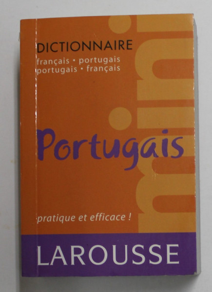 DICTIONNAIRE FRANCAIS - PORTUGAIS / PORTUGAIS - FRANCAIS , FORMAT DE BUZUNAR , 2006
