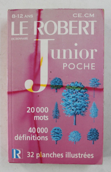 DICTIONNAIRE LE ROBERT JUNIOR POCHE - 20.000 MOTS , 2001