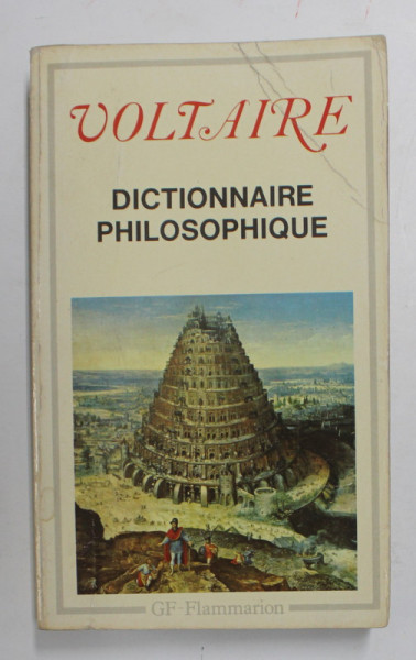 DICTIONNAIRE PHILOSOPHIQUE par VOLTAIRE , 1988