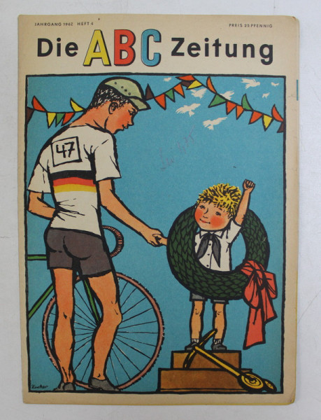 DIE ABC ZEITUNG , HEFT 4  , JAHRGANG 1962