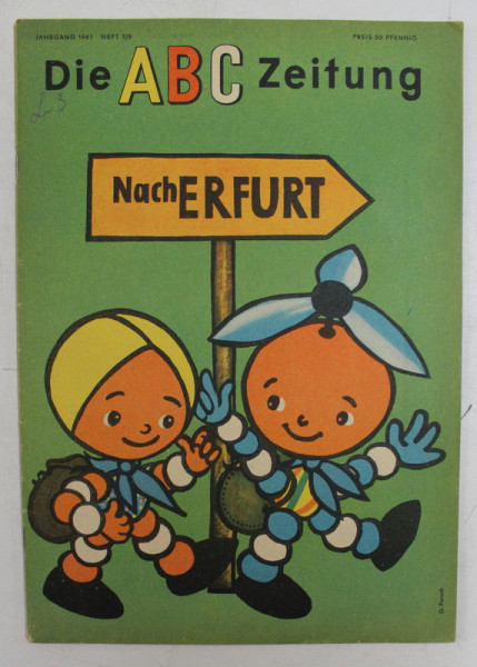 DIE ABC ZEITUNG , HEFT 7 / 8 , . JAHRGANG 1961