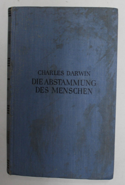 DIE ABSTAMMUNG DES MENSCHEN von CHARLES DARWIN , 1952