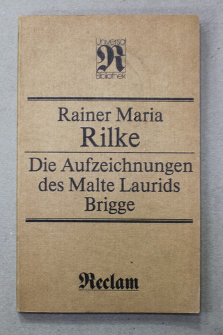 DIE AUFZEICHNUNGEN DES MALTE LAURIDS BRIGGE von REINER MARIA RILKE , 1989