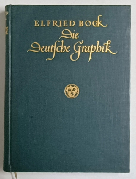 DIE DEUTSCHE GRAPHIK von ELFRED BOCK , TEXT IN LIMBA GERMANA , 1922