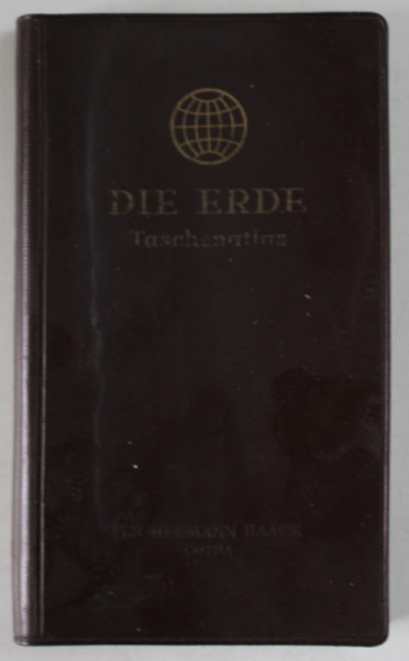 DIE ERDE , TASCHENATLAS , 1961 , FORMAT REDUS