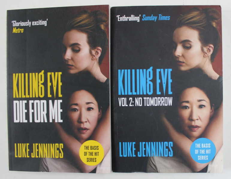 DIE FOR ME / NO TOMORROW , SERIES '' KILLING EVE '' by LUKE JENNINGS , 2 VOLUMES , 2020 * MICI DEFECTE