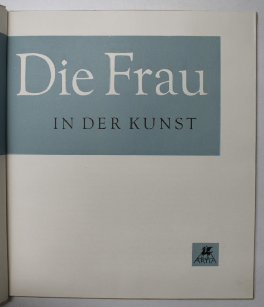 DIE FRAU IN DER KUNST von JAROMIR PECIRKA , 1960