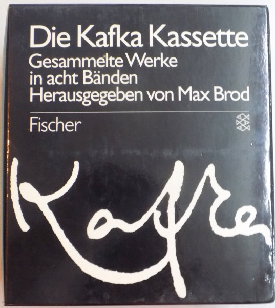 DIE KAFKA KASSETTE , FRANZ KAFKA , FISCHER , VOL I - VIII , 1994