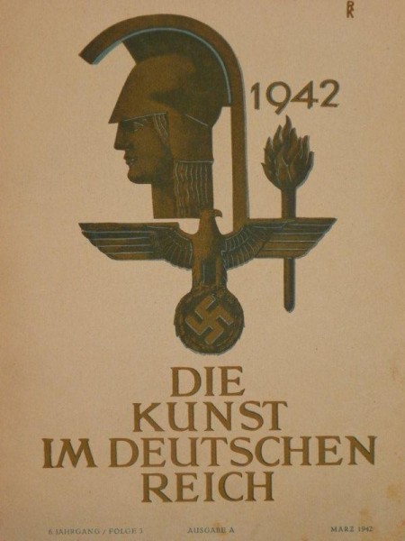 DIE KUNST IM DEUTSCHEN  REICH  1942  - PRETUL ESTE PE BUCATA