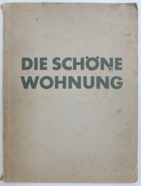 DIE SCHONE WOHNUNG von HANS ECKSTEIN , 1934