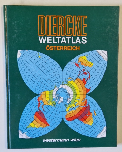 DIERCKE WELTATLAS , OSTERREICH  ( ATLAS GENERAL si AUSTRIA ) , TEXT IN LIMBA GERMANA , 1997