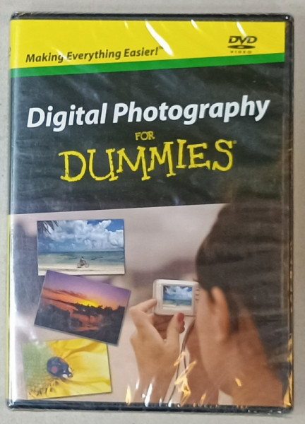 DIGITAL PHOTOGRAPHY FOR DUMMIES , CUTIE CU DVD , ANII '2000