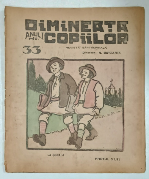 DIMINEATA COPIILOR , REVISTA SAPTAMANALA , NR. 33 , 1924