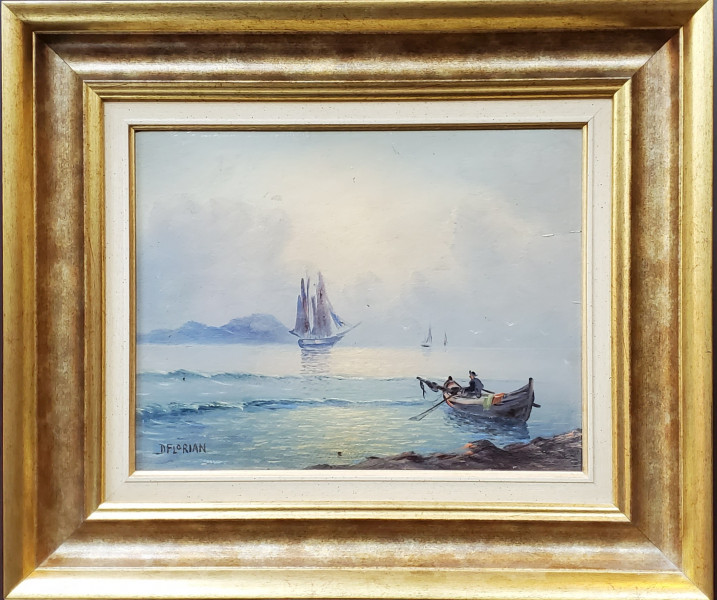 Dimitrie Florian ( 1899 - 1979 ) - Pescar pe mare