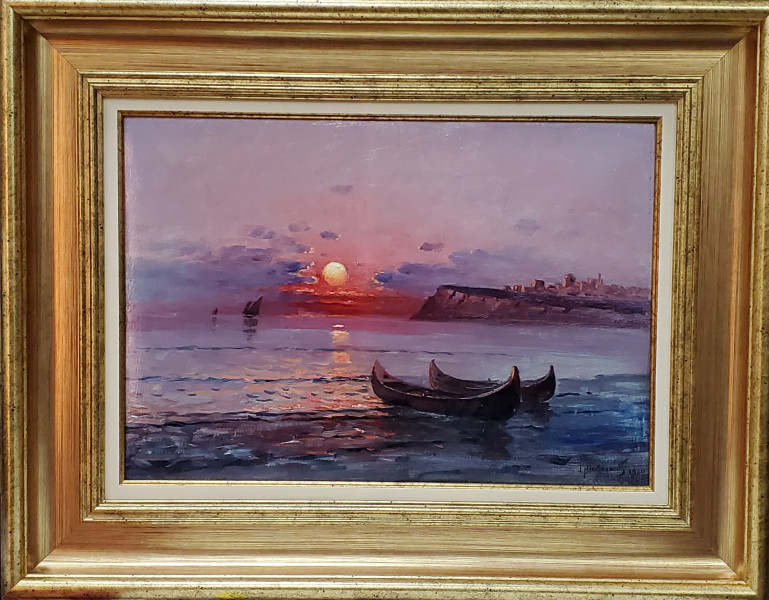 Dimitrie Florian (Dobosariu) (1889 – 1979) -  Barci la mal