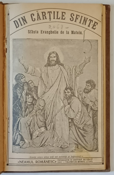 DIN CARTILE SFINTE - SFANTA EVANGHELIE DE LA MATEIU , 1911
