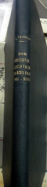 Din trecutul societatii "Transilvania" 1867-1939    Ioan Clinciu 