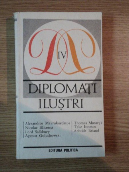 DIPLOMATI ILUSTRI VOL IV , 1983