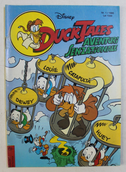 DISNEY , DUCK TALES , AVENTURI SENZATIONALE , NUMARUL 1 , 1995