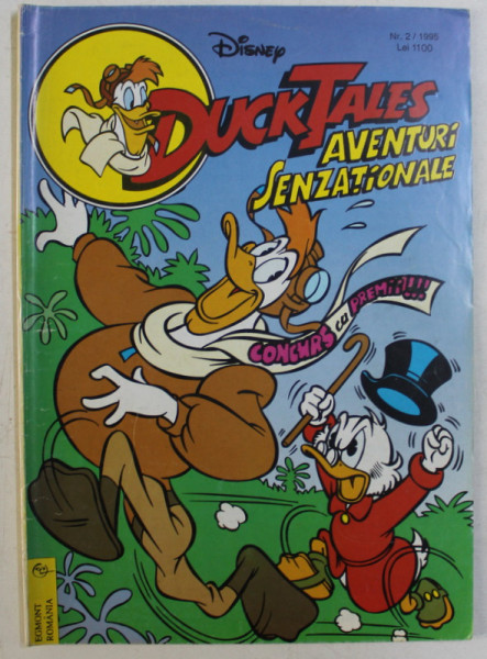 DISNEY , DUCK TALES , AVENTURI SENZATIONALE , NUMARUL 2 , 1995