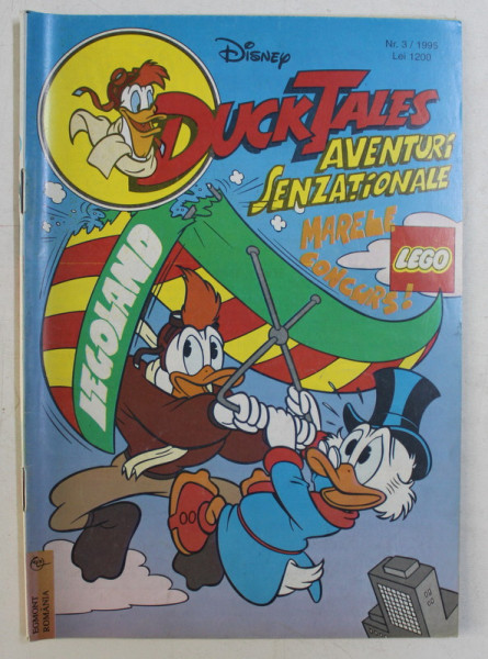 DISNEY , DUCK TALES , AVENTURI SENZATIONALE , NUMARUL 3 , 1995