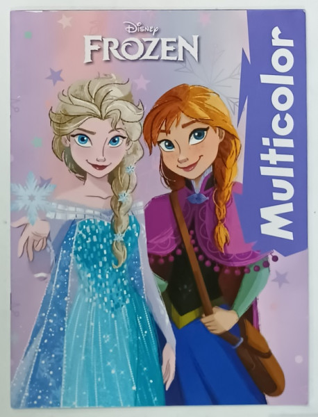 DISNEY  FROZEN , MULTICOLOR , CARTE DE COLORAT , 2022