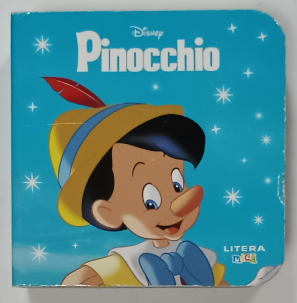 DISNEY , PINOCCHIO  , CARTE CU PAGINI CARTONATE , FORMAT MIC , 2024