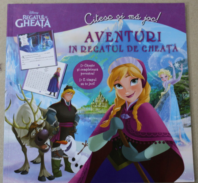 DISNEY , REGATUL  DE  GHEATA , AVENTURI IN REGATUL DE GHIATA , SERIA '' CITESC SI MA JOC ! '' , 2015