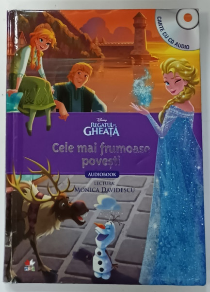 DISNEY , REGATUL DE GHEATA , CELE MAI FRUMOASE POVESTI , LIPSA  AUDIO BOOK , 2015, PREZINTA  URME DE UZURA